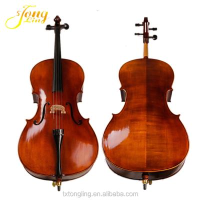 China Impeccable flamed cello with associated accessories (TL 013-1) for sale