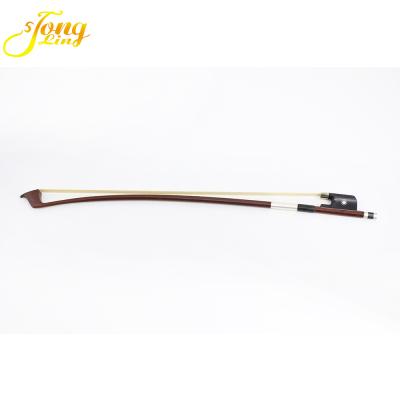 China Double Bass Wooden French Style Ebony Double Bass Bow From Brazil Playing Factory Wholesale Cheap Price for sale