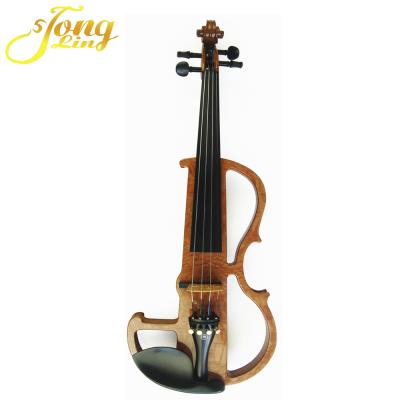 China China Flawless Professional Violin Solid Wood 4/4 Electric Violin for sale