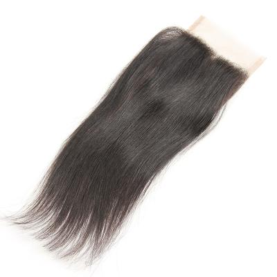 China Free Lace Remy Human Hair Wigs Clear Frontal 4x4 Silky Straight Closure Part Lace Front 180% Density Pre Plucked Natural Hairline With Baby Hair for sale