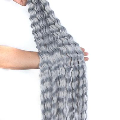 China Crochet Hair Extension Loose Deep Wave Synthetic Braiding Curly Twist Monica Ariel Russia Jessica Katrine Crochet Braid Hair for sale