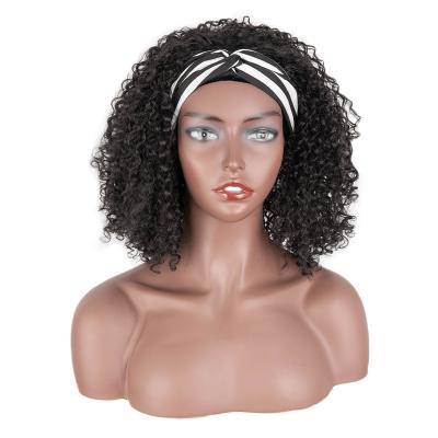 China Wholesale 100% noble high temperature fiber headband wig for soft curly ponytail wig headband hair color women synthetic fiber hair wig for sale