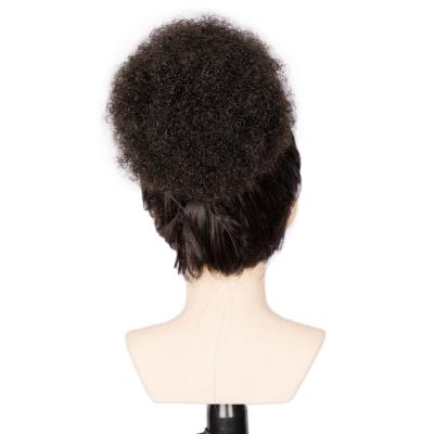 China Afro Silky Straight Noble Puff Ponytail Holder Curly Afro Wave Drawstring Ties For Ponytails Cheap Synthetic Ponytail Hair For Wholesaler for sale