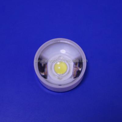 China 5-60 Degree 23mm Optical Plano-convex Lens For 1w 3w High Power Led for sale