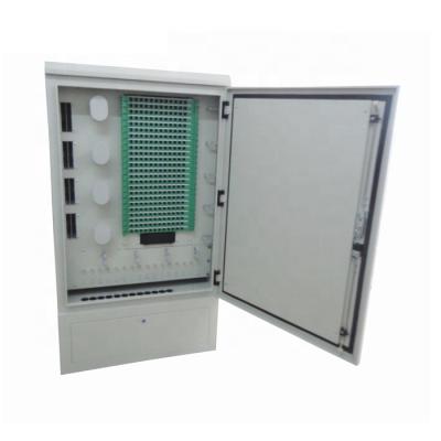 China Outdoor Optical Nodes in Access Network FTTX FTTH Fiber Connection Cabinet 576 Core Network Storage Outdoor Crossover Distribution Cabinet for sale