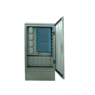 China High Street Network FTTH FTTB FTTX GPON Outdoor Cabinet FDH 288 Fiber Running Fiber Cabinet Enclosure Cabinet for sale