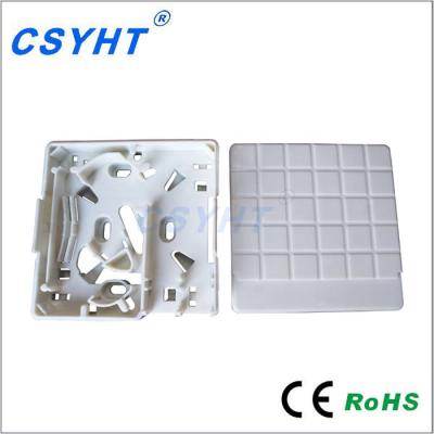 China 2 Core Indoor Wall Mounted Wall Outlet FTTH Small Box Fiber Optic Faceplate for sale