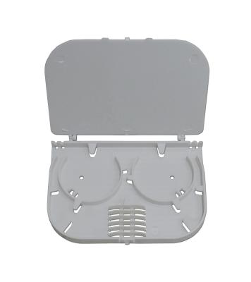 China With Screw Hole On Cover Price Cheap Fiber Optic Splice Tray 12 Core ABS Plastic FTTH Terminal Box for sale