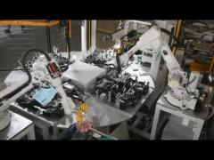 Automatic Robot Welding And Assembly Production Line For Vehicle Trim