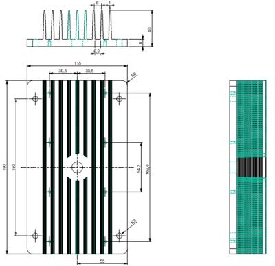 China Radiator China Suppliers Aluminum Extrusion Profile Radiator for sale