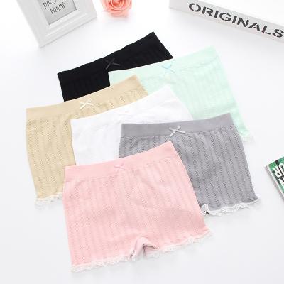 China Breathable New Fashion Safety Panties Lace Underwear Women Seamless Boxer for sale