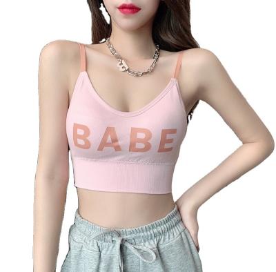 China Underwire BABE Bra With Letter Comfortless Teen One Piece High Quality Bra for sale