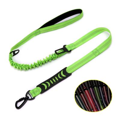 China 2022 New Medium Custom Small Bungee Dog Car Seat Nylon Reflective Leash Reflective For Dogs for sale