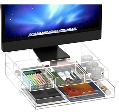 China Office modern transparent acrylic box retail goods organizer display multifunctional clear storage box for sale