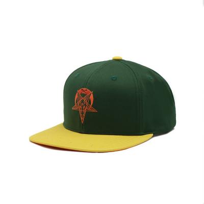 China Velcro Closure Embroidered Snapback Cap For Men Customize High End Street Style for sale