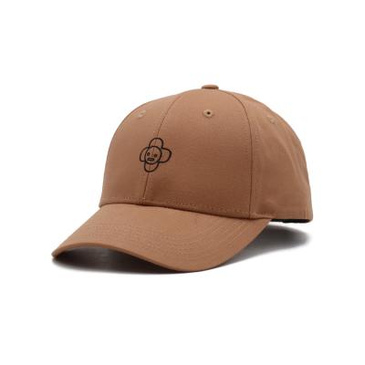 China Adjustable Strap 6 Panel Baseball Cap Constructured High Profile Crown for sale