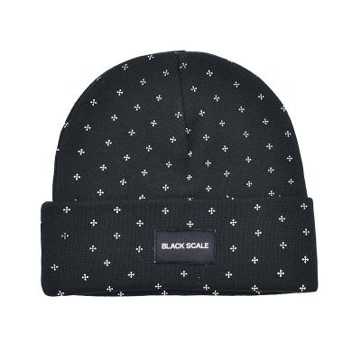 China 58CM Unisex Knit Beanie Hats Customization Fabric Common Fashion Design for sale