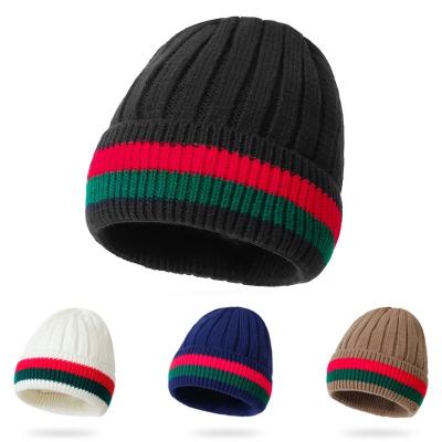 China Custom Embroidered Beanie Hat Unisex Knit Winter Warm Cap For Outdoor Activities for sale