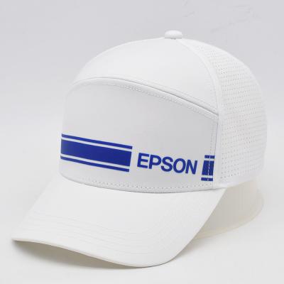 China Sport Gorras Laser Cut Hole Baseball Cap Custom High Profile 6 Panel Baseball Hoods Te koop