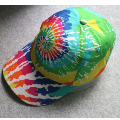 China Rainbow Design Unisex Printed Baseball Caps Ace Headwear Eco Friendly for sale