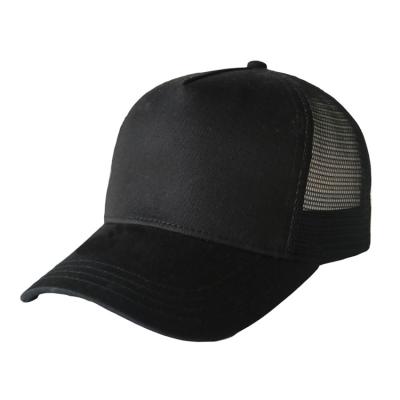 Κίνα Trucker πολυεστέρα μεγέθους 58cm καπέλο/όλο το μαύρο Trucker κεντημένο καπέλο σχέδιο προς πώληση