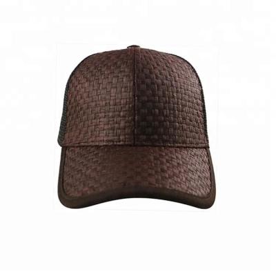 China Moda Design Cool 6 Painel Trucker Cap Custom Tamanho Marrom Cor Eco Friendly à venda