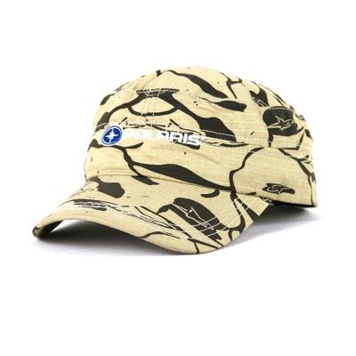 China De vlakke Militaire Kadet GLB van Borduurwerkcamo Regelbaar voor Unisex- 5660cm Te koop