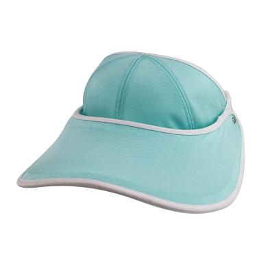 China Custom Logo Pvc Plastic Plastic Sun Visor Cap , Womens Visor Sun Hats for sale