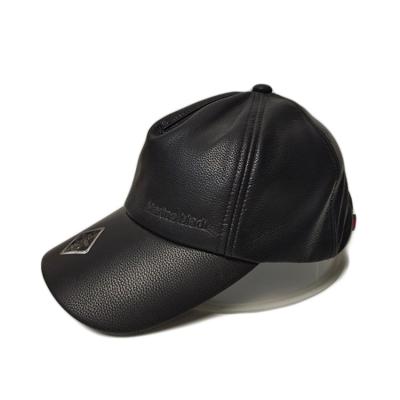 Cina Cappelli di baseball su ordinazione materiali del cuoio genuino per il tessuto del terreno comunale dell'uomo in vendita