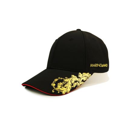 China Bsci Druck 6 Panel Baseball Kappe Baumwolle gemacht verstellbar Unisex Kappe konstruiert zu verkaufen