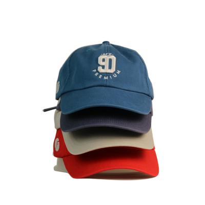 China Bsci 3d Embroidery Custom Baseball Cap Embroidered Baseball Cap Hat With Custom Logo Metal Buckle Debossed à venda