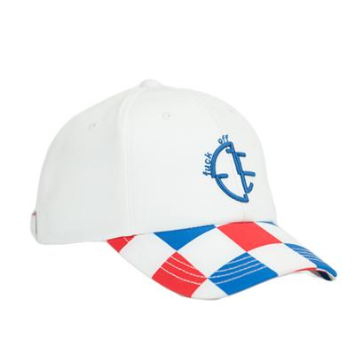 China ACE 3d Embroidery Logo Custom Golf Caps / White Cotton Baseball Cap for sale