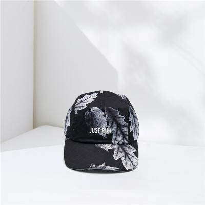 China Customize Pattern 56cm Nylon Fabric Camper Cap Print Logo for sale