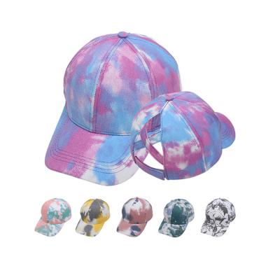 Chine Chapeau 58cm de Criss Cross Band Ponytail Baseball de colorant de lien pour des adultes à vendre