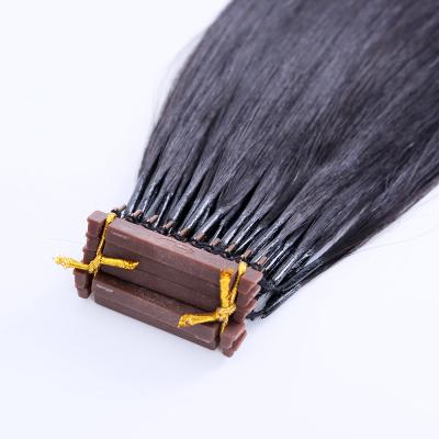 China Wholesale Price Natural Black Premier 6d 2nd Generation Silky Straight Hair Extensions With High Quality for sale