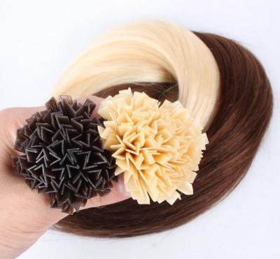 China 2021 New Prime Minister Hair Good Quality Full Cuticle i/u/v/tip/nano Ring Hair Extension Pure Natural Original European Remy Hair Tip Extensions for sale