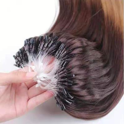 China Wholesale Microlink Hair Extensions Premier 12 A Best Quality Micro Ring Loop Hair Straight Micro Ring Extension Factory for sale