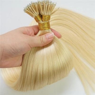 China Premier Factory Pure Natural Original Wholesale Nano Hair Ring Hair Extensions Top Quality Pre Bonded Brazilian Hair Extension for sale