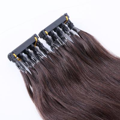 China Original Pure 100% Remy Human Hair Hidden Straight 6D Hair Extension 22 Inch Natural Black Hair For Woman Quickly I for sale