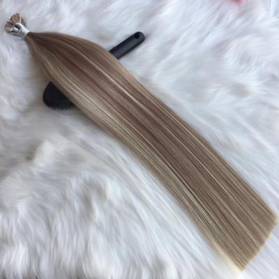 China Pure Original Natural Hair Premier Pre Bonded Flat European Tip Hair Extensions Factory Good Quality Hair Extension for sale