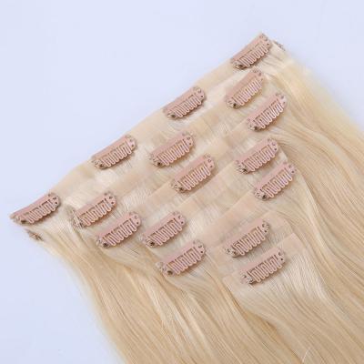 China Pure Original Natural Invisible Seamless Best Quality Hair Clipin European Premier Hair Women Hair Extension New for sale