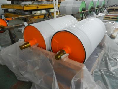 China Length 3500mm Heavy duty steel rollers with Spindle Nose for Cold Rolling Line for sale