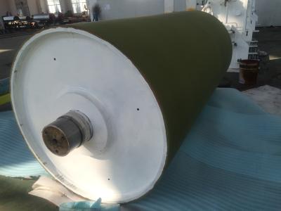 China Wear resistant Industrial Rubber Rollers for Paper milled machinery for sale