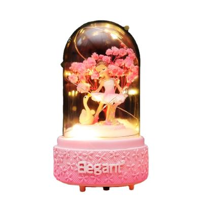 China Home Renovation Christmas Gifts For Couples Home Decoration Ballet Girl Dreamy Star Lights for sale