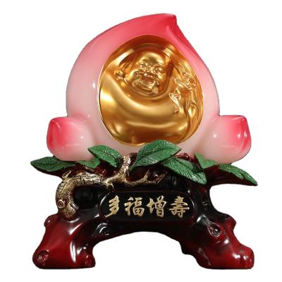 China China Chinese Style Peach Resin Decoration Crafts for sale