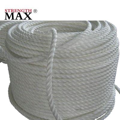 China JINLI Factory Supply 3 Strand UV Resistant Twisted Polyester Marine Mooring Rope for sale