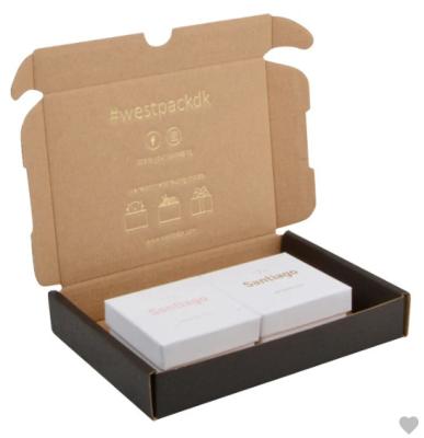 China Recyclable Custom Fancy Design Luxury Best Price Black Packaging Shipping Mailer Boxes for sale