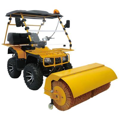 China High-powered ATV type snow plow sweeping parks, streets, squares, mountain bike style snow plow, snow plow for sale