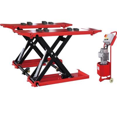 China Mobile Car Lift 3.5T Mid-Rise Scissor Lift Pneumatic Open Model YL635B 3.5T for sale