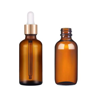 China Amber Glass Bottles 5ml 30ml 100ml Cosmetic Empty Tincture Bottles Essential Oil Bottle With Glass Eye Droppers for sale